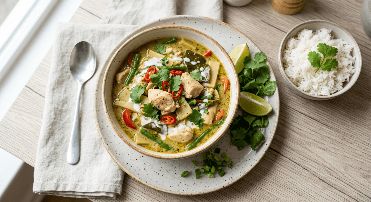 Thai Coconut Chicken Curry No Nuts No Shellfish