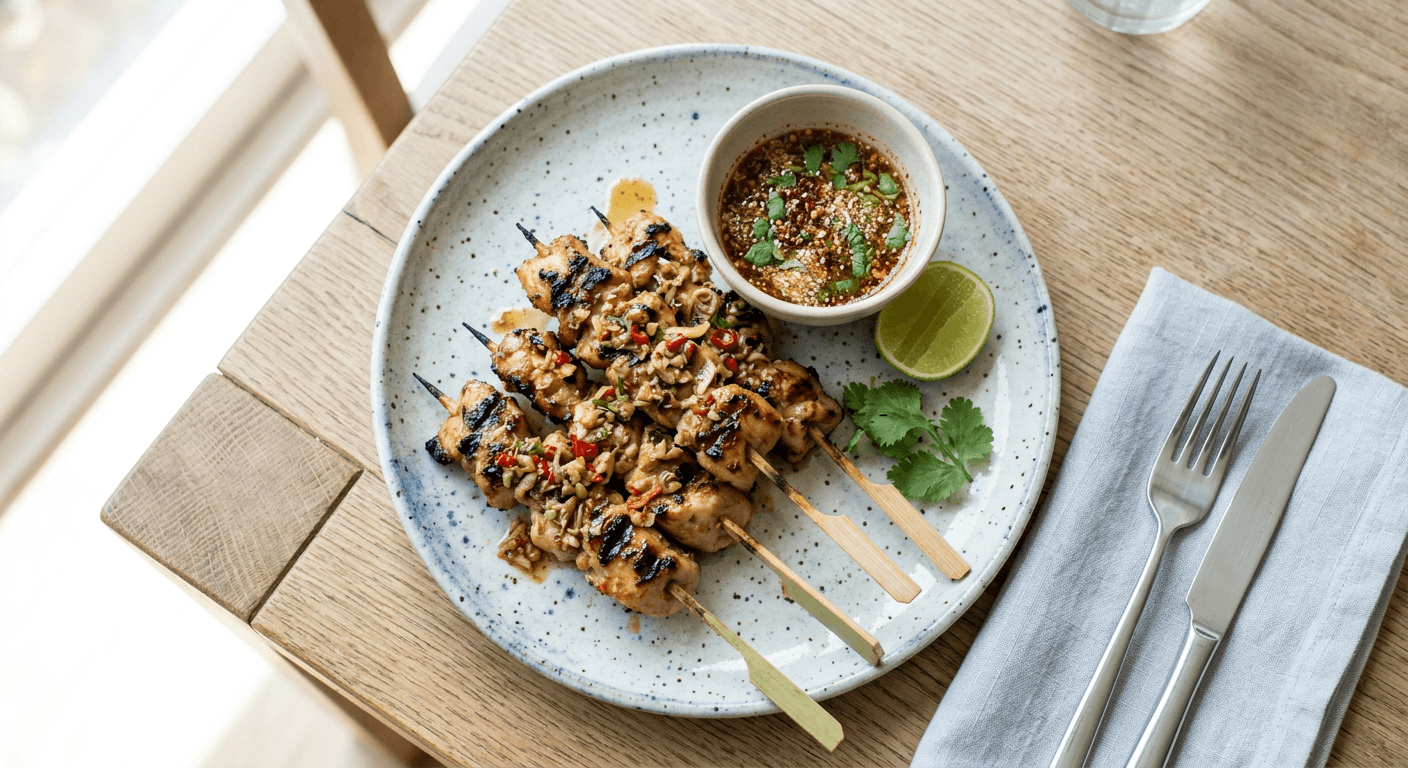Thai Lemongrass Chicken Skewers Peanut And Shellfish Free