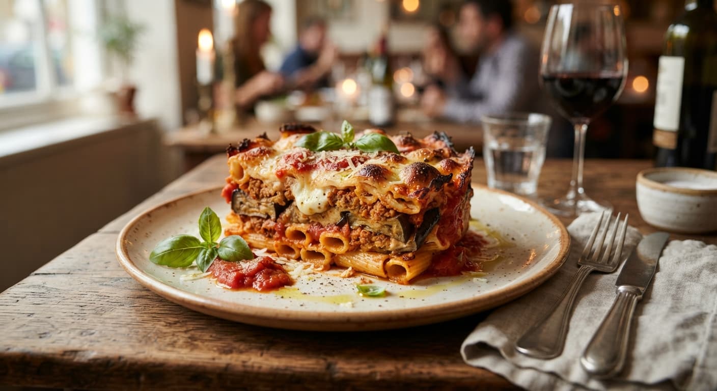 Timballo di Pollo e Melanzane