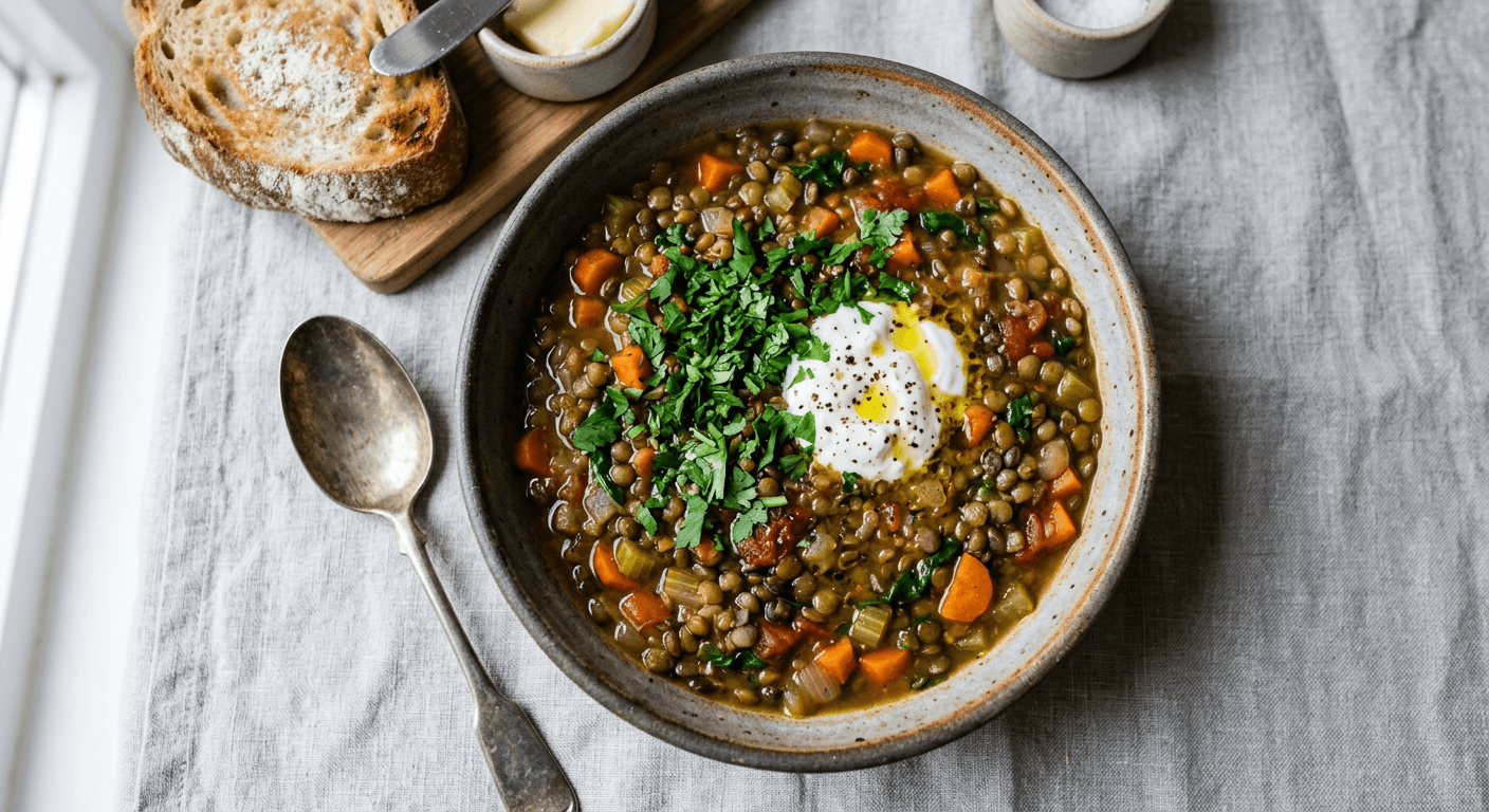 Vegetarian Lentil And Vegetable Stew