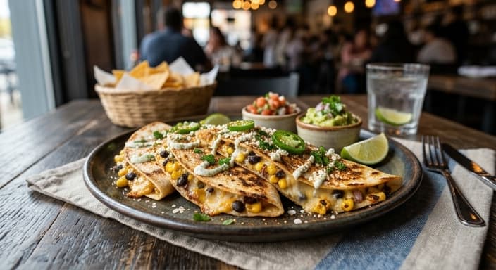 Vegetarian Street Corn Quesadillas