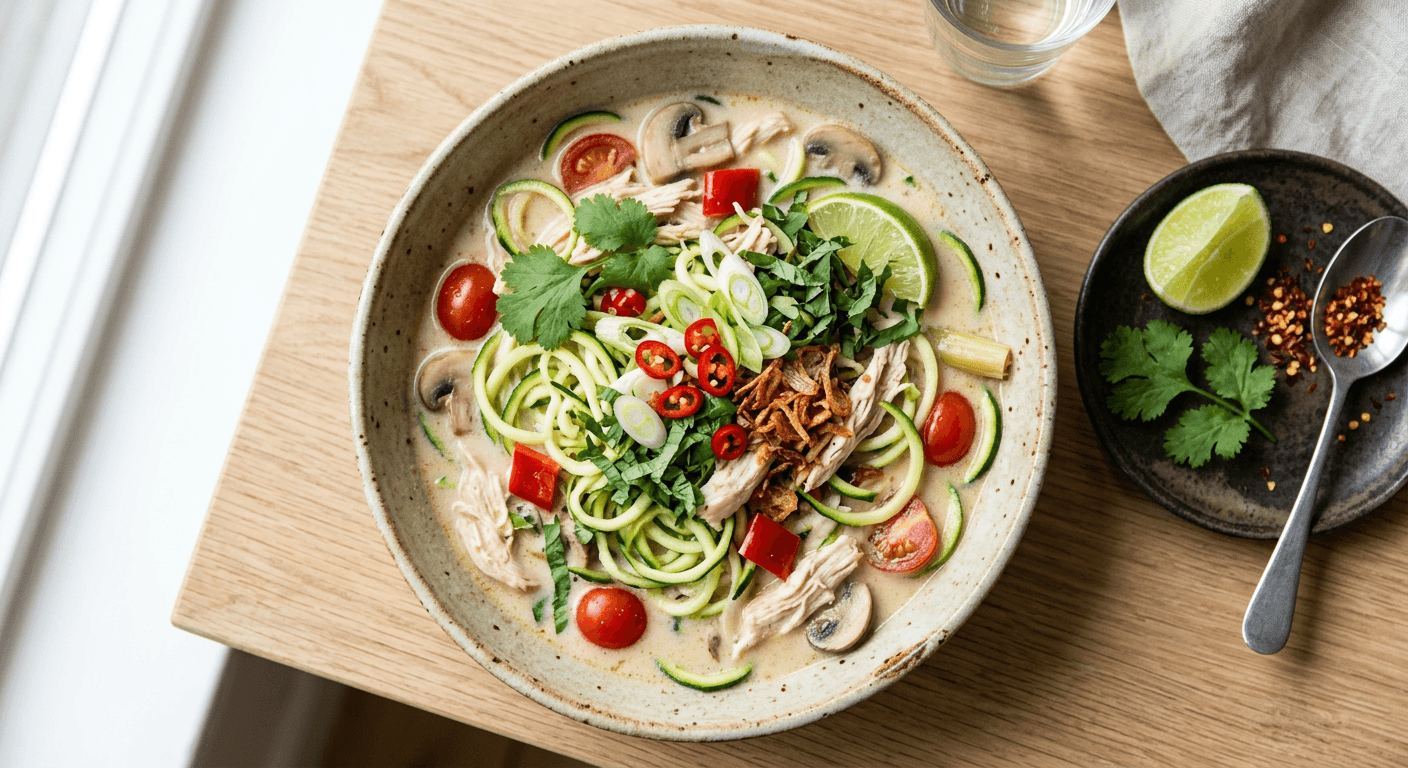 Zucchini Noodle Tom Kha